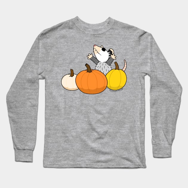 PUMPKINS Long Sleeve T-Shirt by Possum Mood